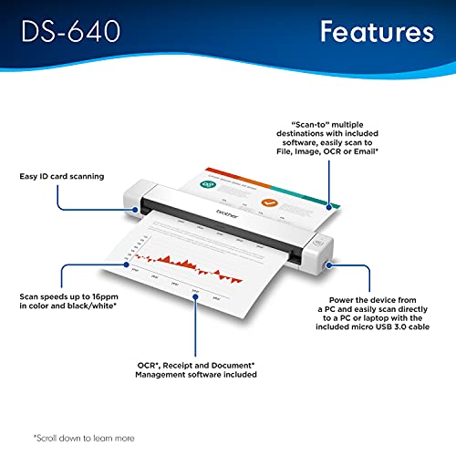 Compact Mobile Document Scanner J8388