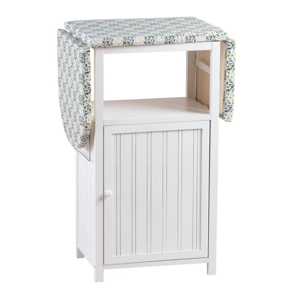 White Ironing Board with Storage Cabinet E78634