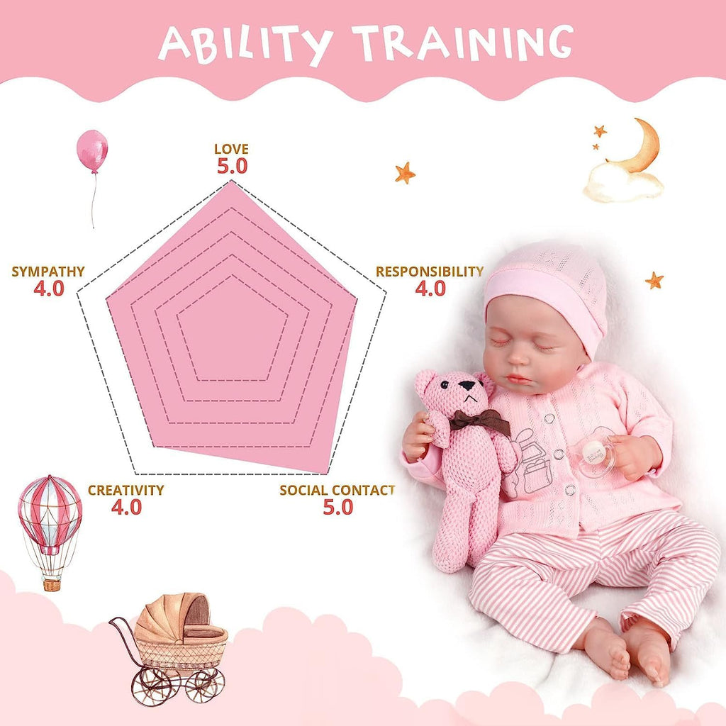 18 Inch Soft Body Realistic Reborn Baby Doll I748633