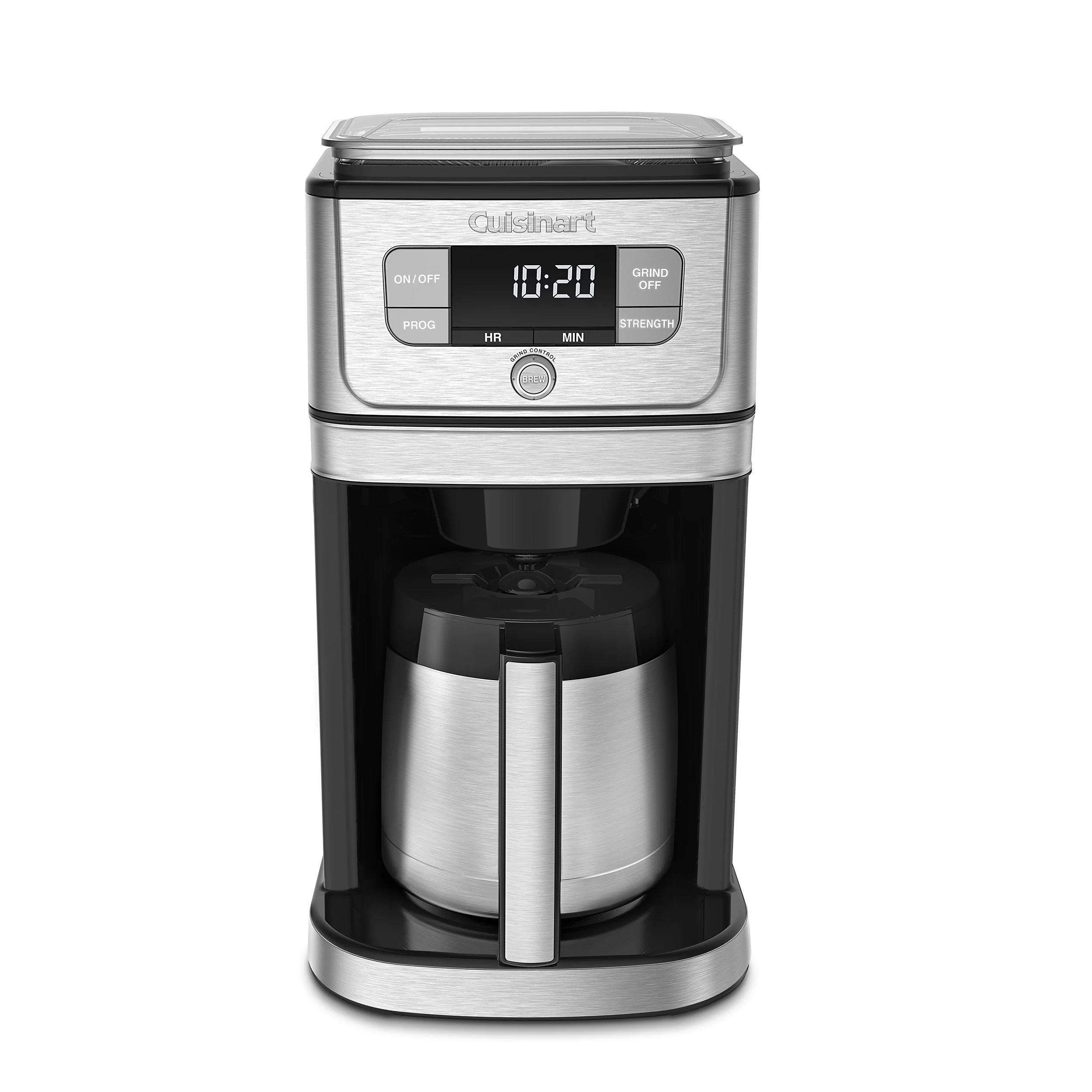 10 Cup Burr Coffeemaker, Silver P216