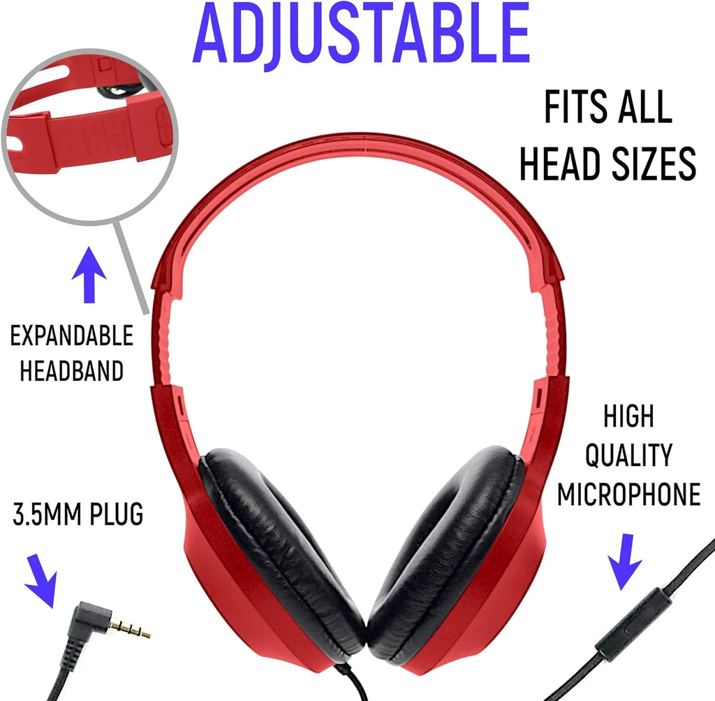 Pack of 24 Wired Headphones with Microphone G787