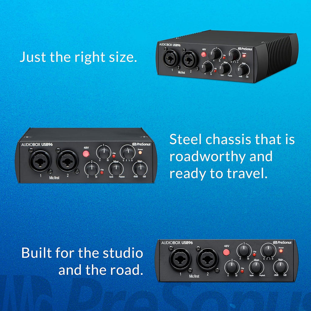 USB 2.0 Recording Bundle with Interface, Headphones, Microphone and Studio One software T4166