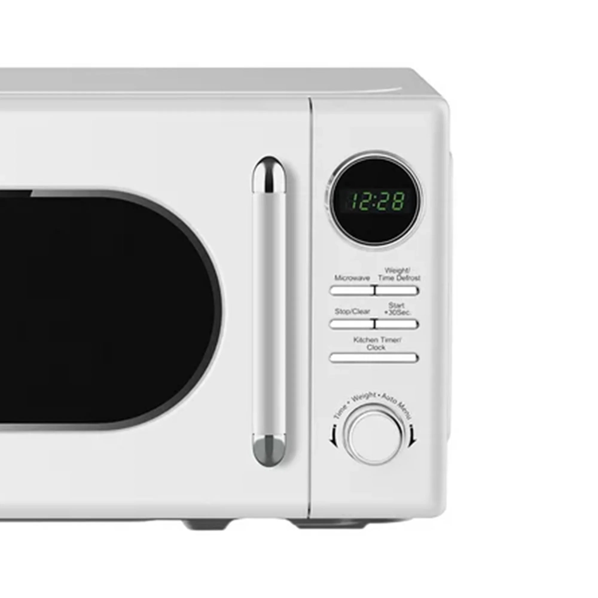White 0.7 Cubic Feet 700W Countertop Microwave E875