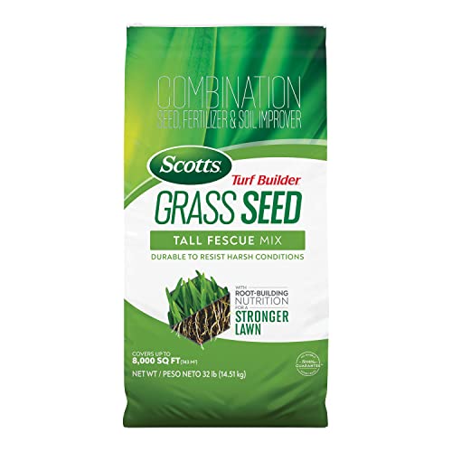 Tall Fescue Grass Seed Mix with Fertilizer and Soil Improver, 5.6 lbs. A7185