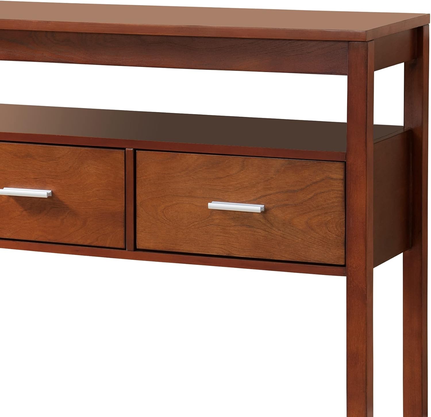 Walnut Wood Console Table P6289