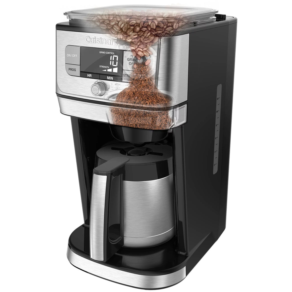 10 Cup Burr Coffeemaker, Silver P216