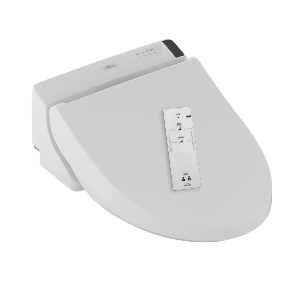 Cotton White Elongated Bidet Toilet Seat S3234