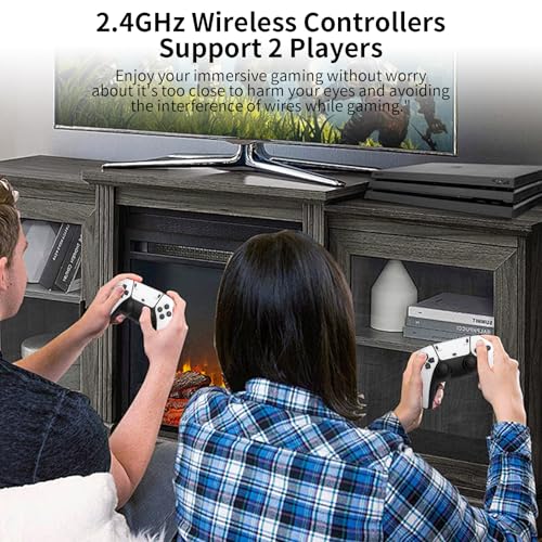 Retro Game Console with 20000+ Classic Games, 64GB, 4K, HDMI Output, Dual 2.4G Wireless Controllers P155
