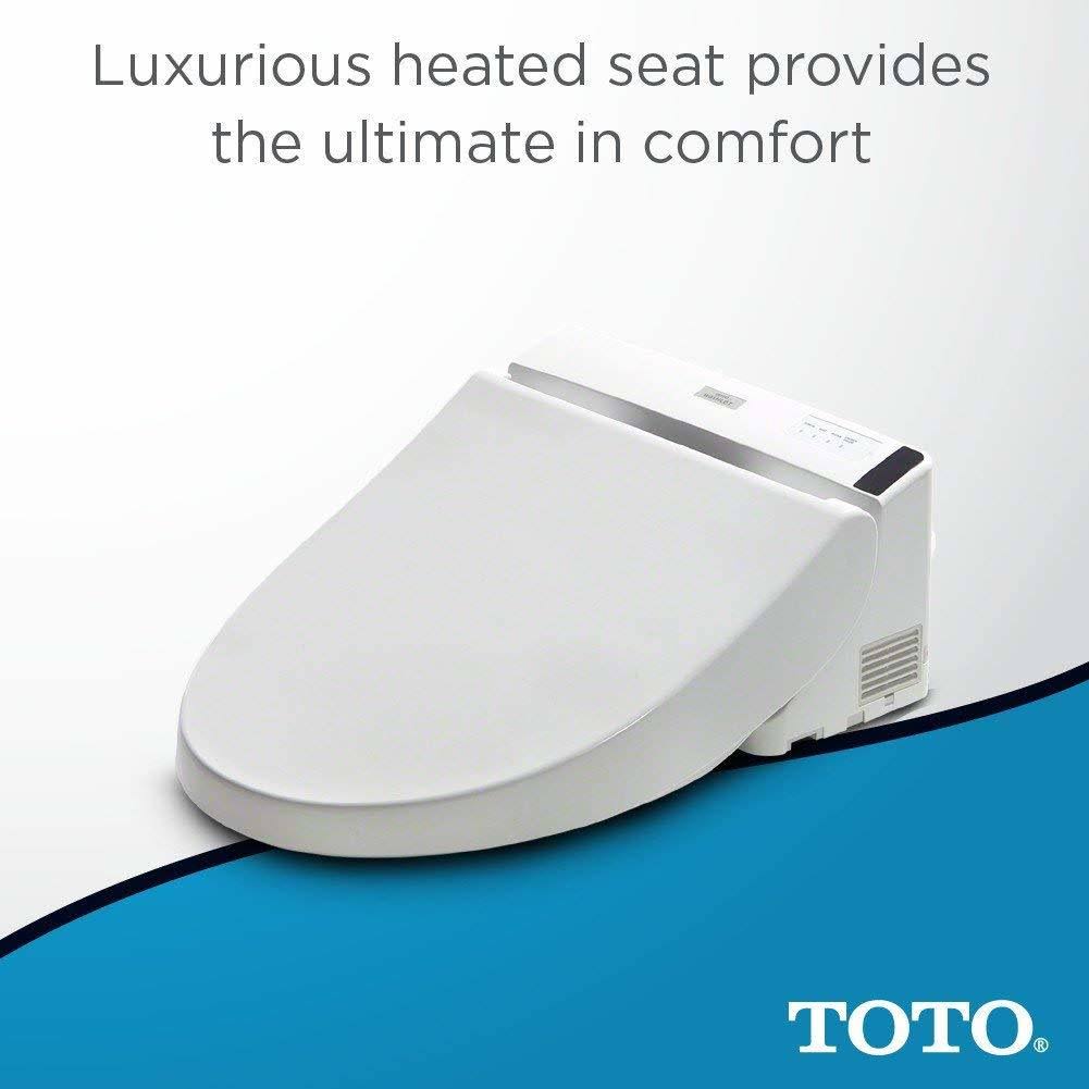 Cotton White Elongated Bidet Toilet Seat S3234