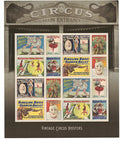 Vintage Circus Posters, Sheet of 16 Postage Stamps Z484855