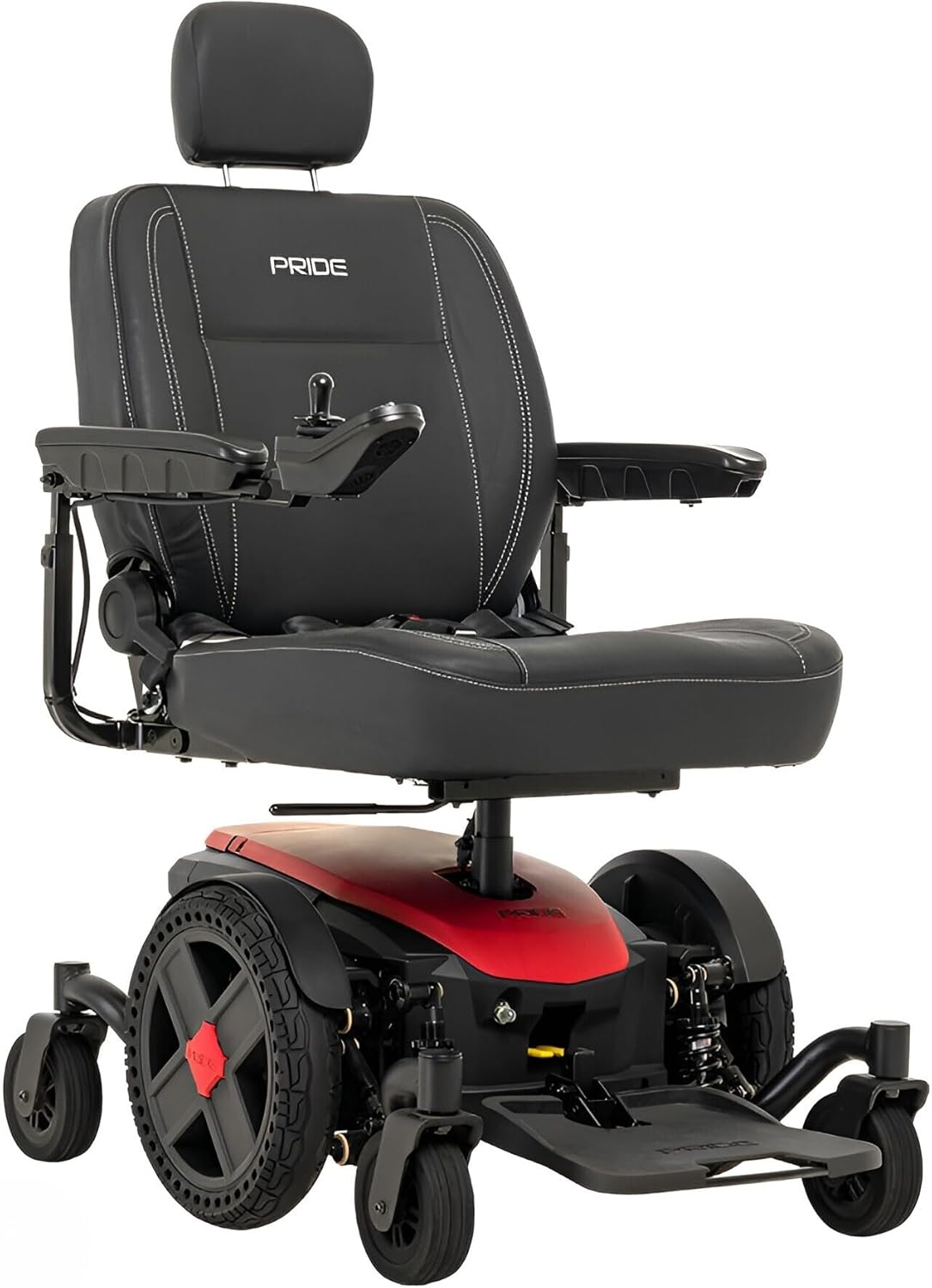 Cardinal Red Power Chair Electric Wheelchair 450 Lbs Weight Capacity 24x22-24 Seat Size W1320