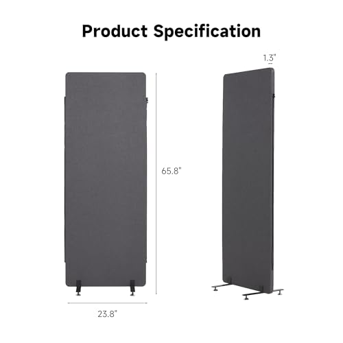 24" x 66" Single Panel Room Divider with Removable Side Zipper Y5042