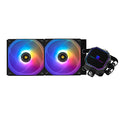 Black 240mm AIO Liquid CPU Cooler P22373