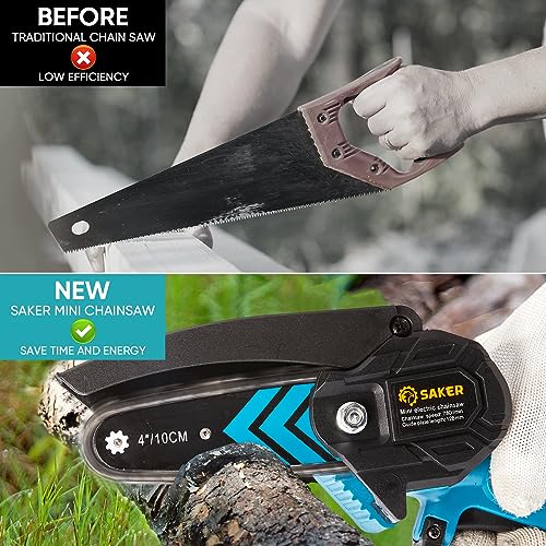 Mini Chainsaw Cordless Handheld Chain Saw H87812