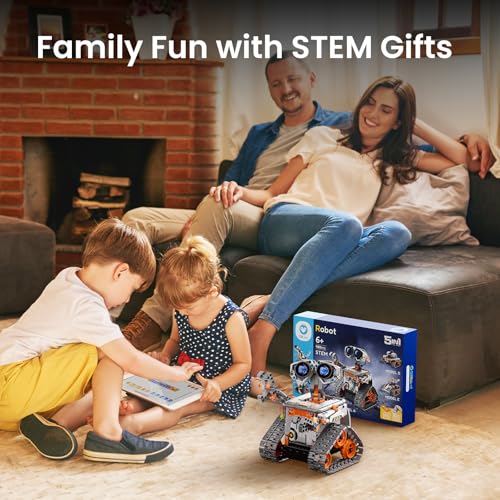 Blue 5in1 Robot Building Kit with 488 Pieces L9643
