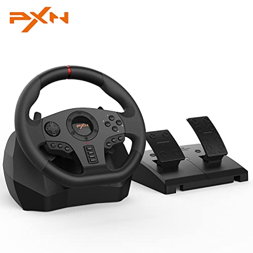 PC Steering Wheel with Linear Pedals J450
