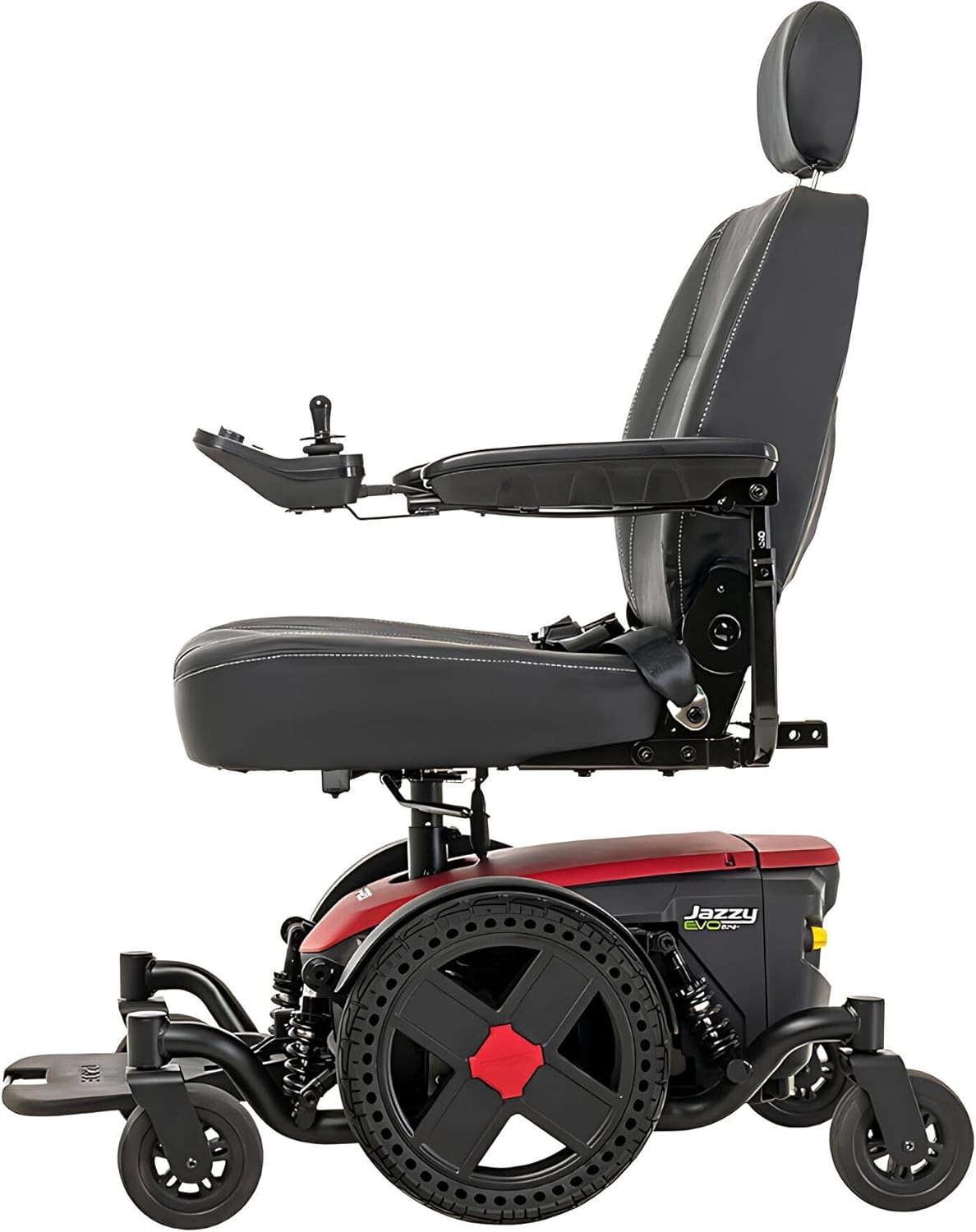 Cardinal Red Power Chair Electric Wheelchair 450 Lbs Weight Capacity 24x22-24 Seat Size W1320