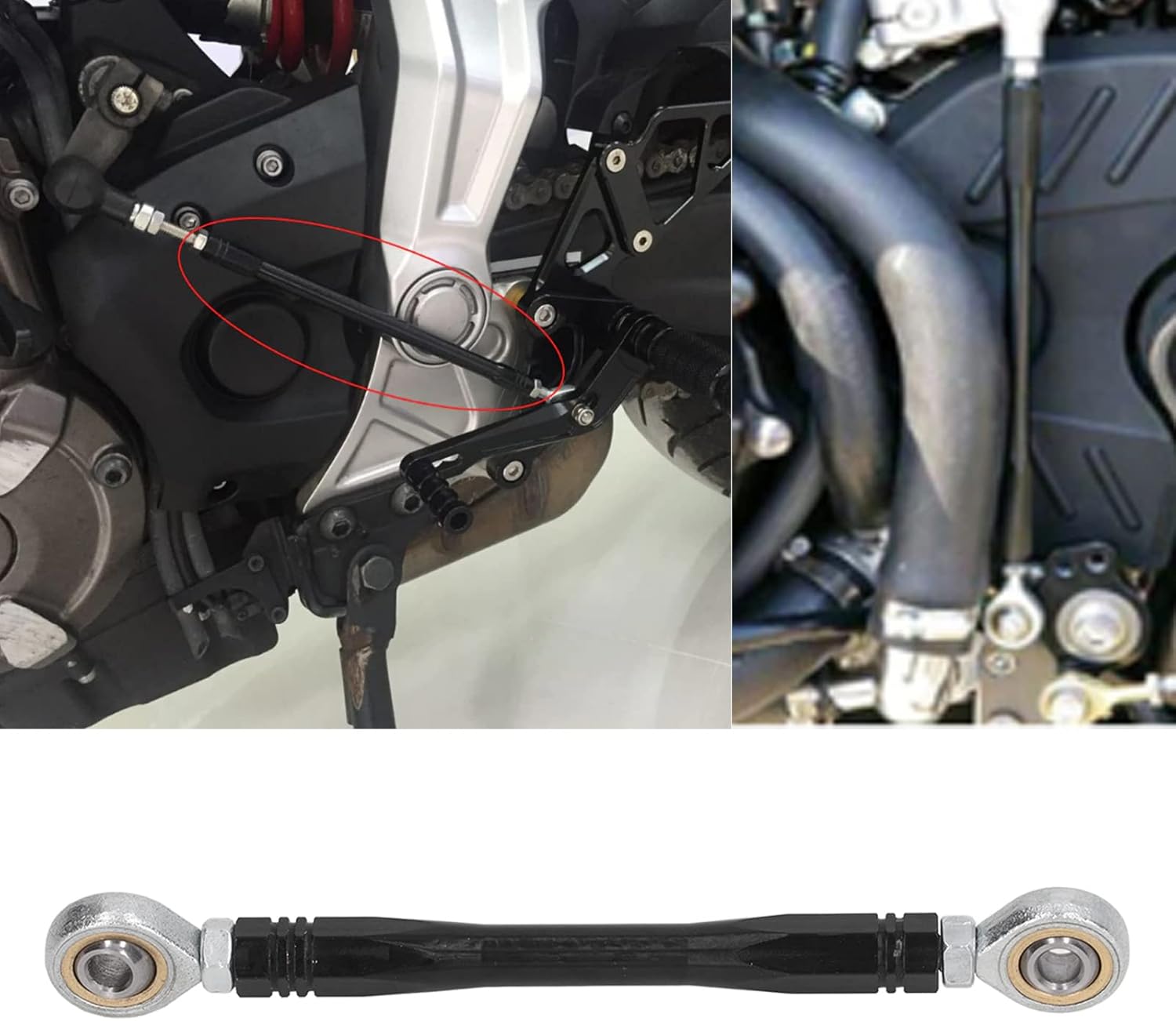 100mm CNC Aluminum Alloy Motorcycle Gear Shift Shifter Rod Linkage L272723