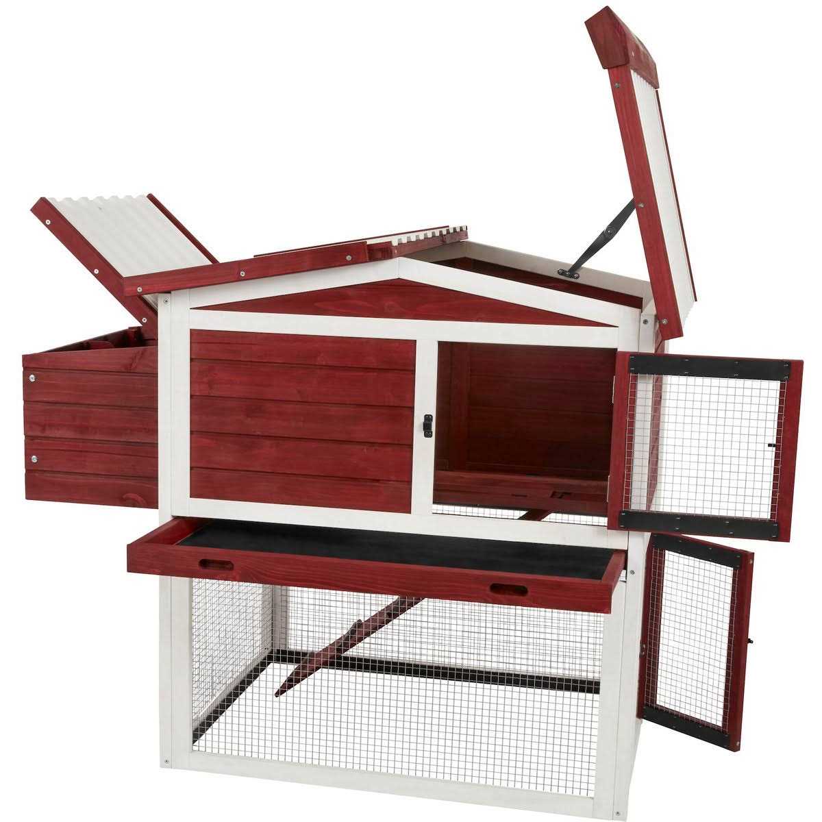 Wooden Outdoor Chicken Coop L35326