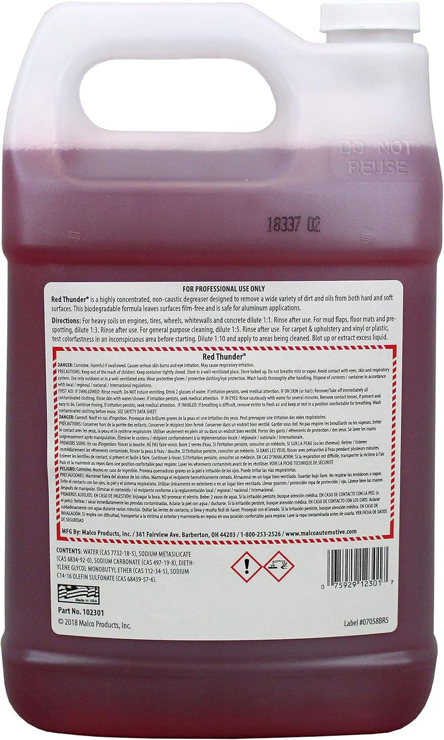 Automotive Cleaner and Degreaser, 1 Gallon O918