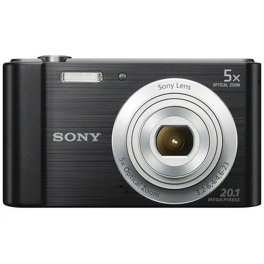 Black Digital Camera with 64GB Accessory Bundle G554