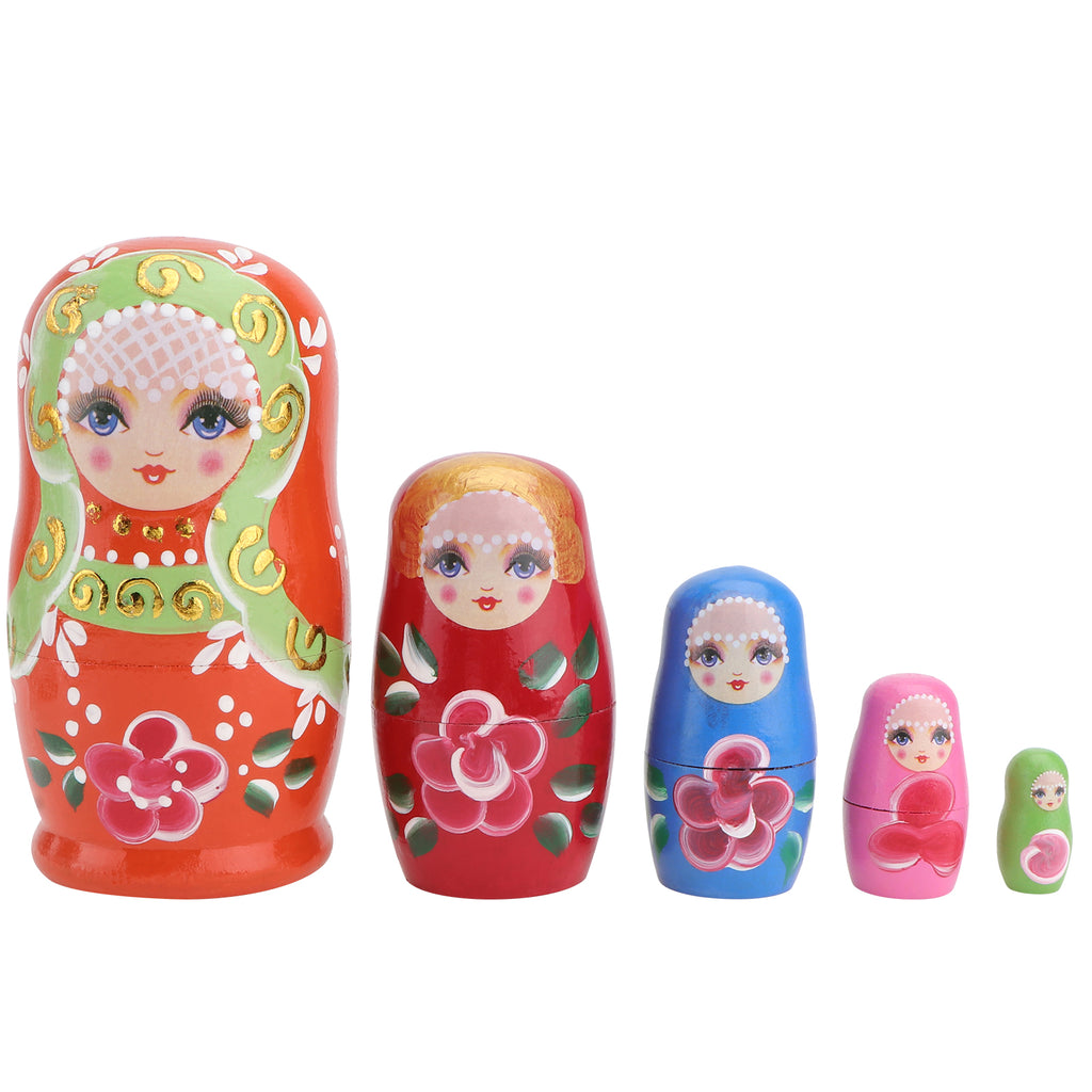 5 Pcs Matryoshka Nesting Dolls R2810