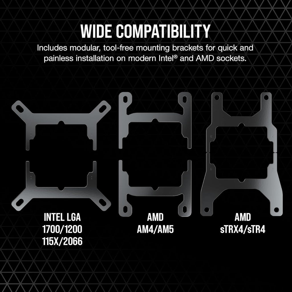 Black 240mm Liquid CPU Cooler O8195