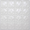 5-Pack Kit 2-Ft x 2-Ft Bright White Gloss Tin Backsplash S9472