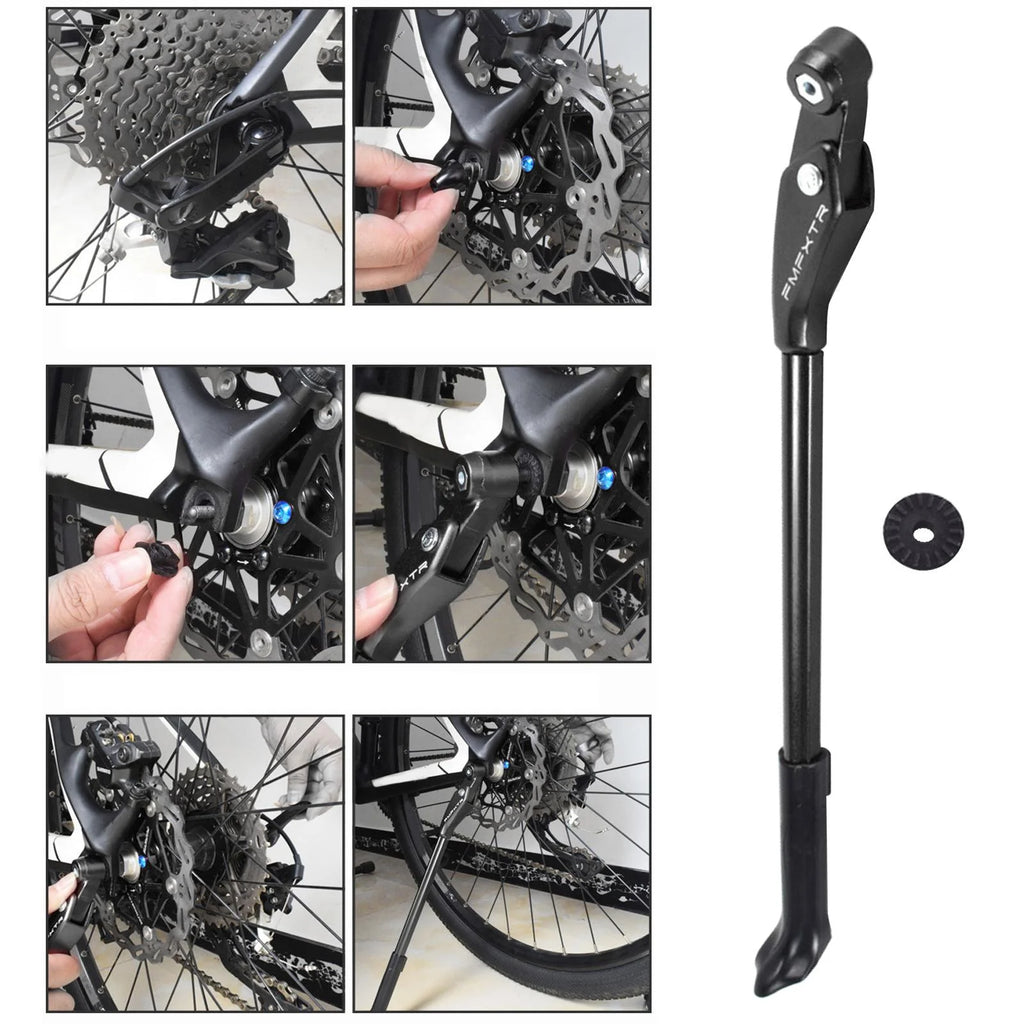 Adjustable Kickstand Mountain BMX Road black O435