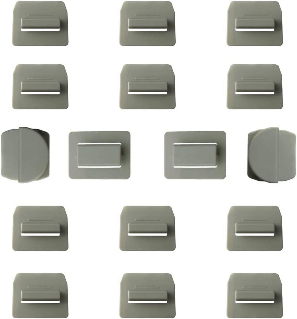16 PCS White Sunshade Clips for Roof Shade I92546