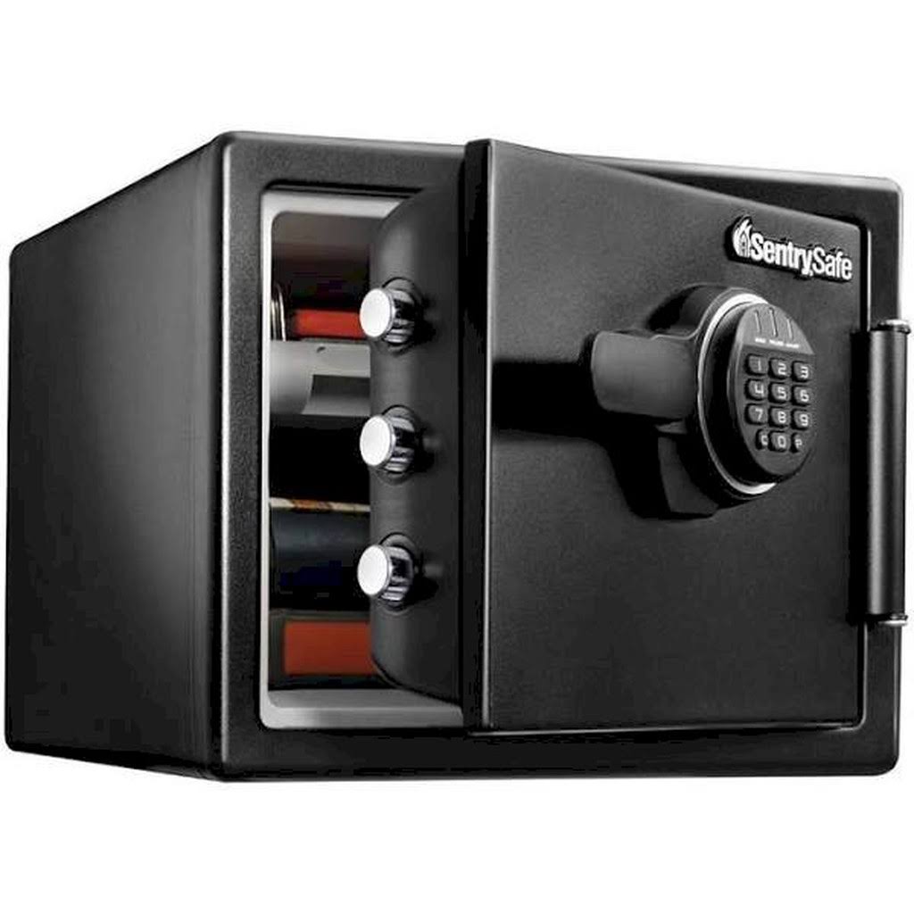 Black 0.82 Cu ft Fire-Resistant Waterproof Safe with Digital Keypad U1791