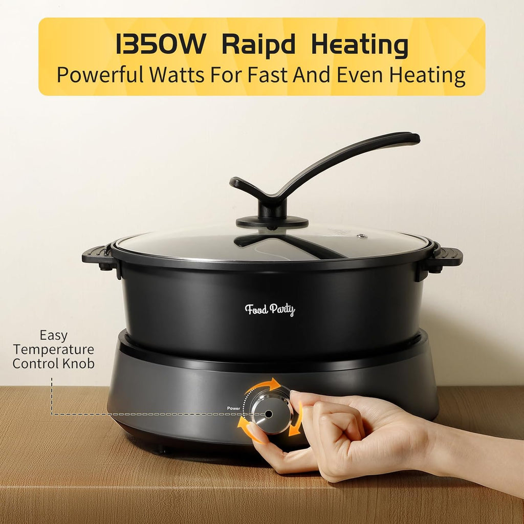 Electric Dual Sided 5L Non-Stick Hot Pot M50614