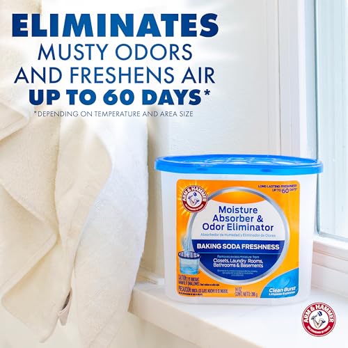 Fragrance Free Disposable Moisture Absorber and Odor Eliminator Tub, 1 lb. Y62620