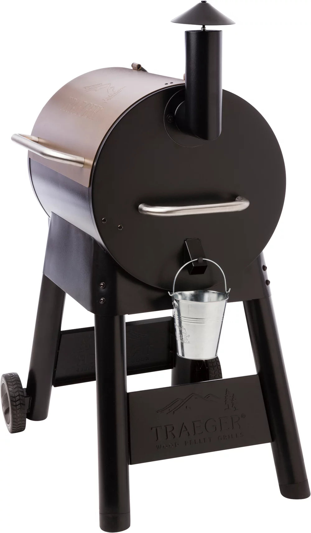 Bronze Wood Pellet Grill and Smoker O21338