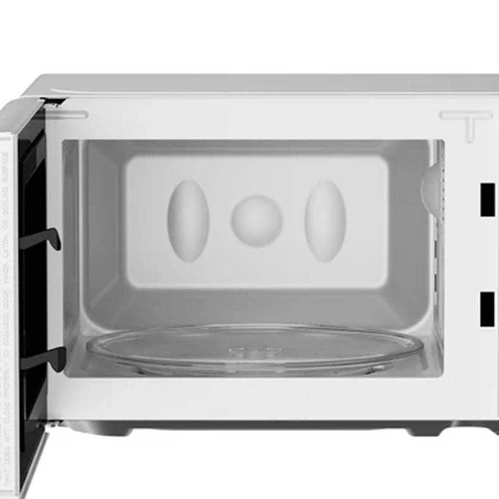 White 0.7 Cubic Feet 700W Countertop Microwave E875