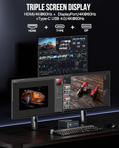 Gaming Mini PC AMD Ryzen 9 8945HS 32GB DDR5 2TB SSD U39666