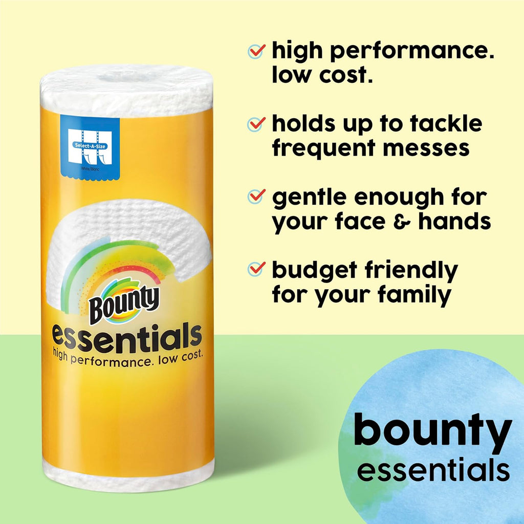 6 Double Rolls White Paper Towels S79450