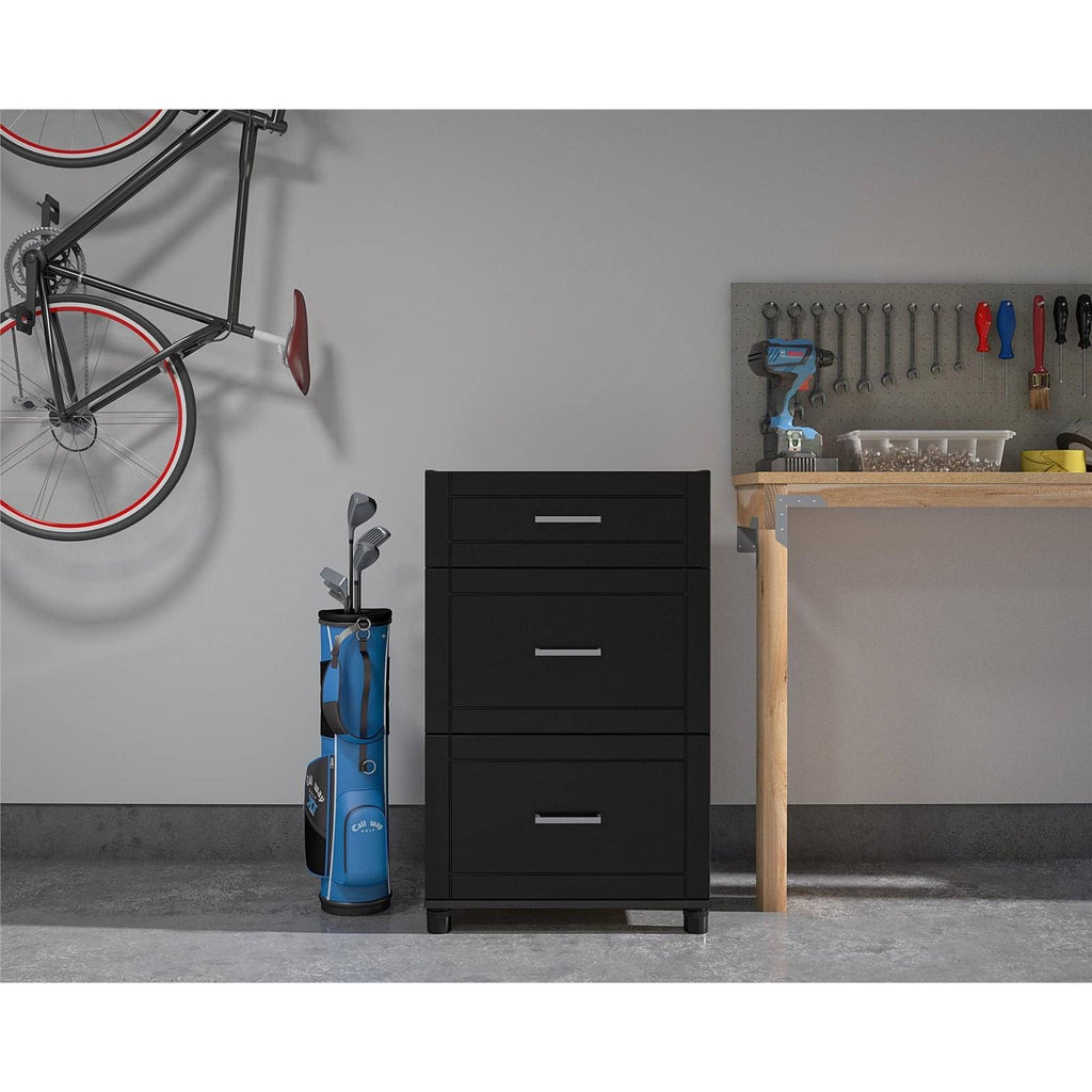 White 3 Drawer Base Cabinet Z115823