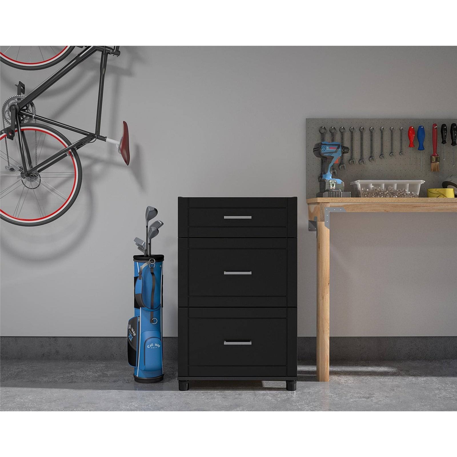 White 3 Drawer Base Cabinet Z115823