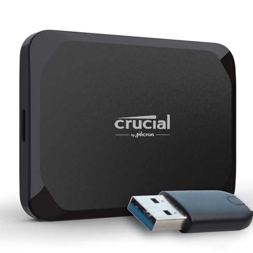 2TB Portable SSD USB-C External Solid State Drive Black F7127