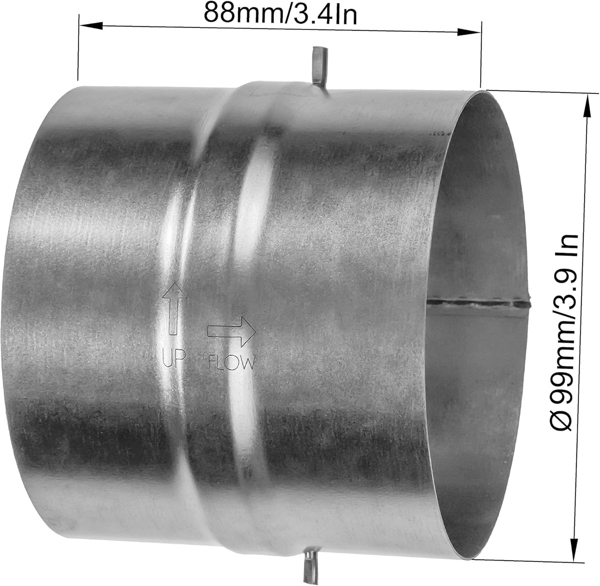 4 Inch Backdraft Damper I3384