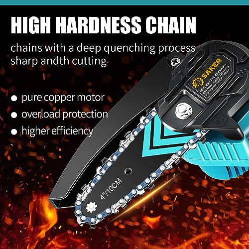 Mini Chainsaw Cordless Handheld Chain Saw H87812