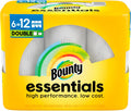 6 Double Rolls White Paper Towels S79450
