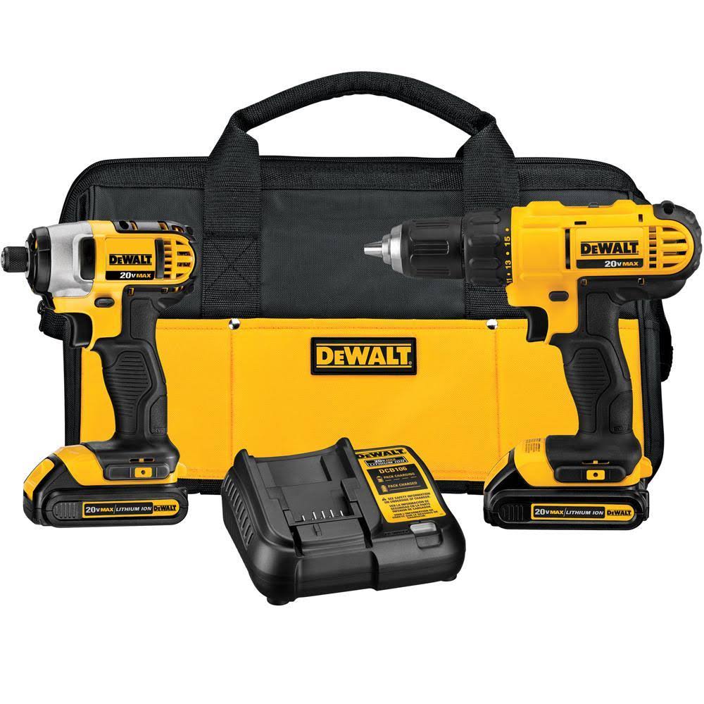 20-Volt Max Lithium-Ion Cordless Drill/Driver Combo Kit with Circular Saw R68333