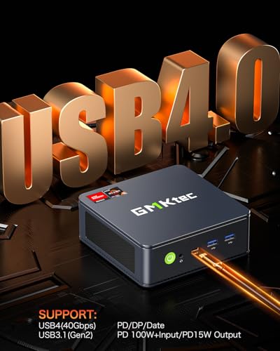 Gaming Mini PC AMD Ryzen 9 8945HS 32GB DDR5 2TB SSD U39666