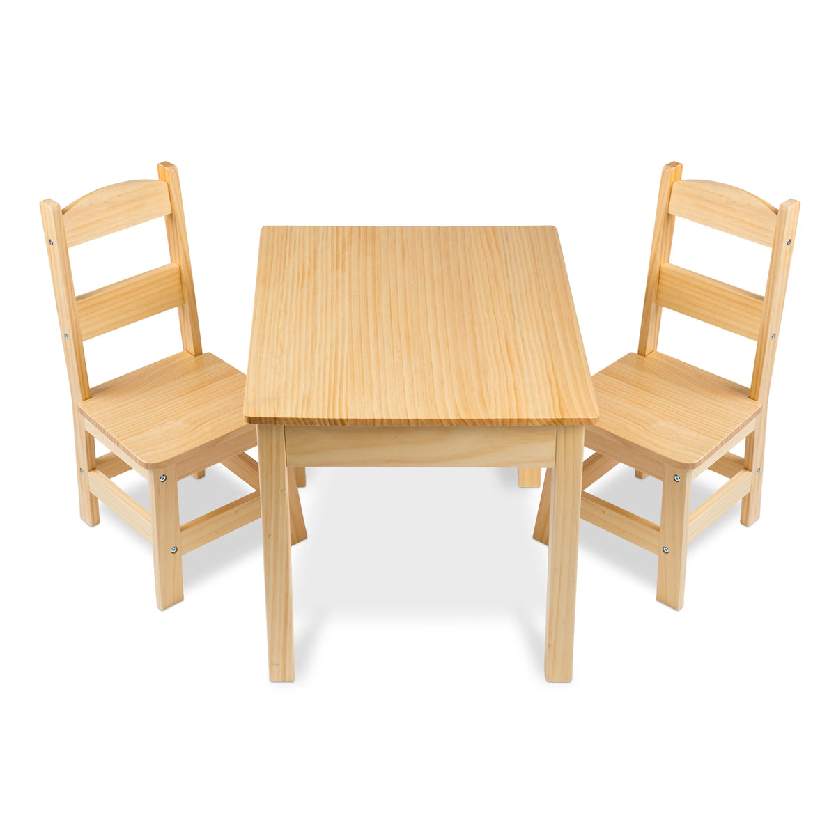Solid Wood Table and 2 Chairs Set E791
