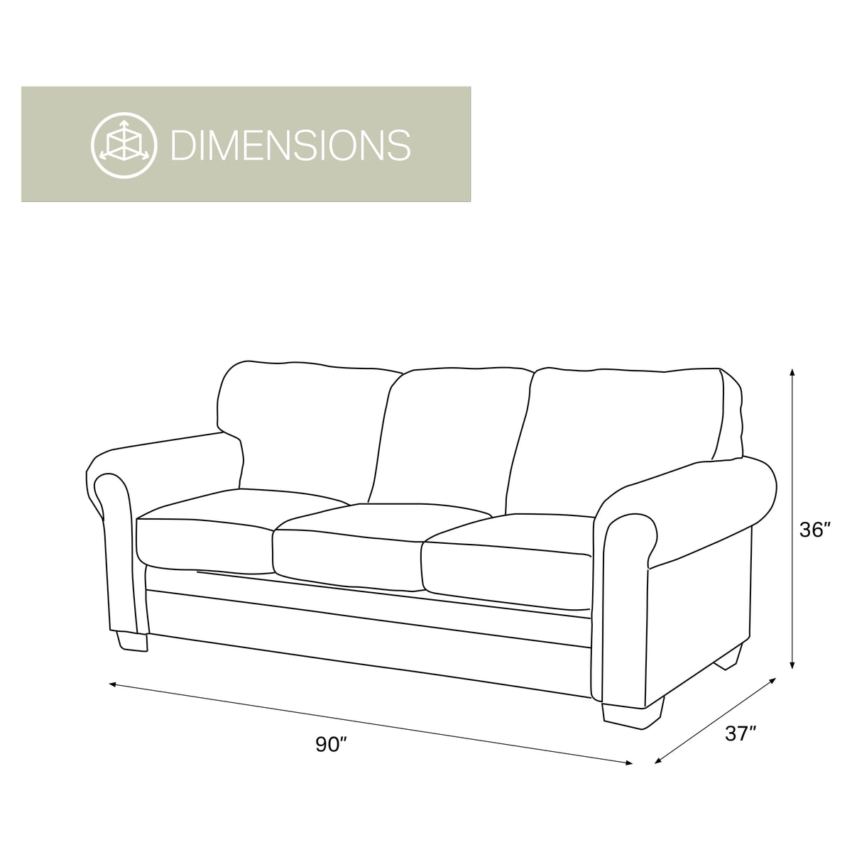 4-piece Microfiber Sofa Set in Brown Q613