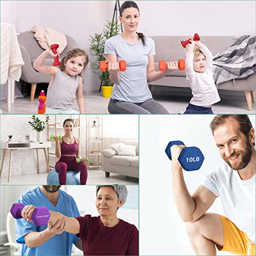 Neoprene Dumbbell Pairs 2LB 3LB 5LB 8LB 10LB B35263