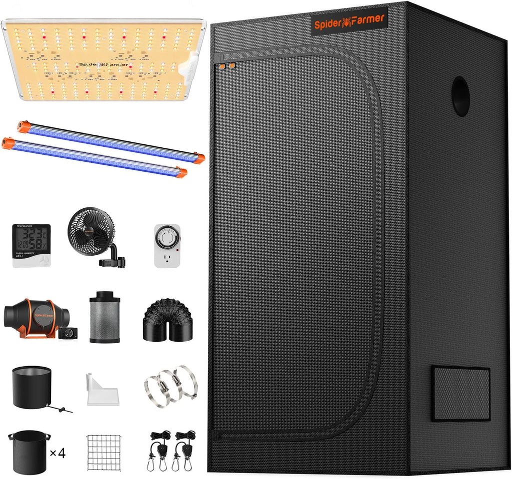 2x2 Complete Grow Tent Kit with UV Supplemental Light 23.6" Long J29803