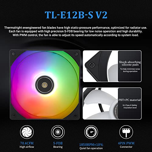 Black 240mm AIO Liquid CPU Cooler P22373